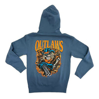 Outlaws Blue Cowboy Hoodie