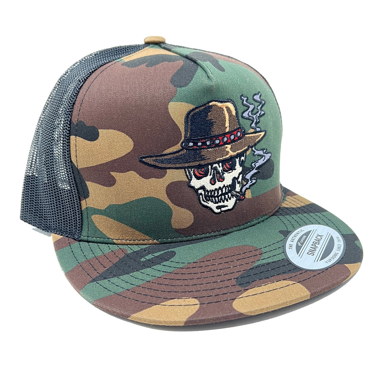 Skull Camo Snapback