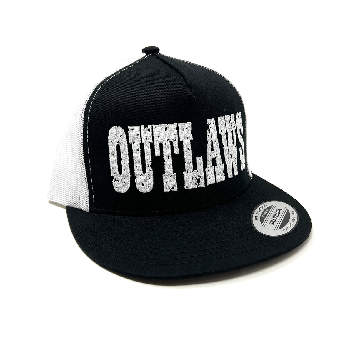 Outlaws EMB Trucker Black/White