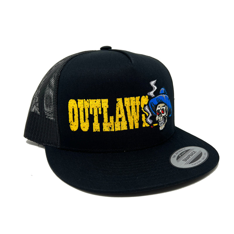 Outlaws Saloon Trucker Yellow